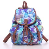 Canvas Cartoon Pattern Women's Backpacks Casual Style