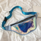 Punk Holographic Fanny Pack Waterproof Bum Bag