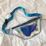 Holographic Fanny Pack Transparent Waist Bag for Women
