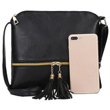 Women Tassel Bag Crossbody Shoulder Handbag Purse