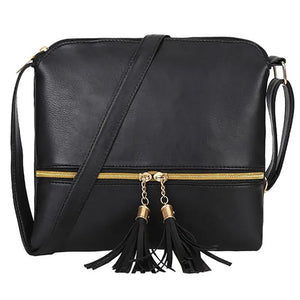 Women Tassel Bag Crossbody Shoulder Handbag Purse