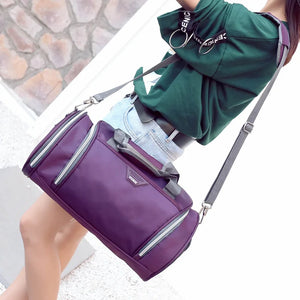 Oxford Couple Travel Bags Luggage Garment Bag Shoulder Strap Duffel