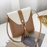 Women Mini Tassel Crossbody Bag Chain Shoulder Messenger Purse Satchel