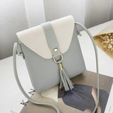 Women Mini Tassel Crossbody Bag Chain Shoulder Messenger Purse Satchel