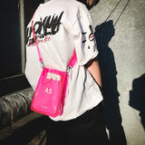Transparent Crossbody Flap Bag PVC Neon Beach Shoulder Handbag