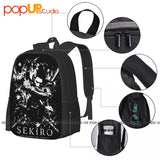 Sekiro Shadows Die Twice S S Backpack Large Capacity 3D Printing