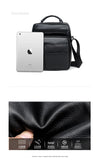 Cowhide Leather Shoulder Bag Crossbody Men Business Briefcase