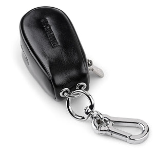 Men's Leather Car Key Wallet Zipper Key Case Organizer