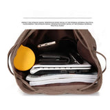 Retro Lady Travel Canvas Backpack College Bag
