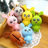 Cartoon Animal Silicone Keychain Organizer