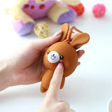 Cartoon Animal Silicone Keychain Organizer