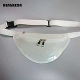 Holo Fanny Pack Clear Bum Bag for Travel Beach Party