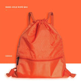 Polyester String Drawstring Back Pack Cinch Sack Gym Tote Bag