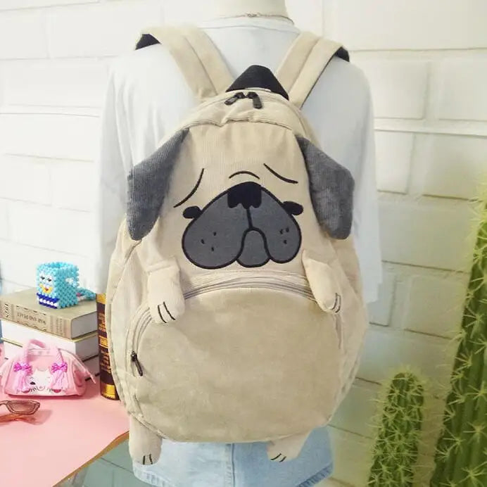 Japanese Cartoon Animals Backpack School Bag for Girls