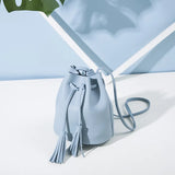 Vintage Tassel Drawstring Bucket Bag