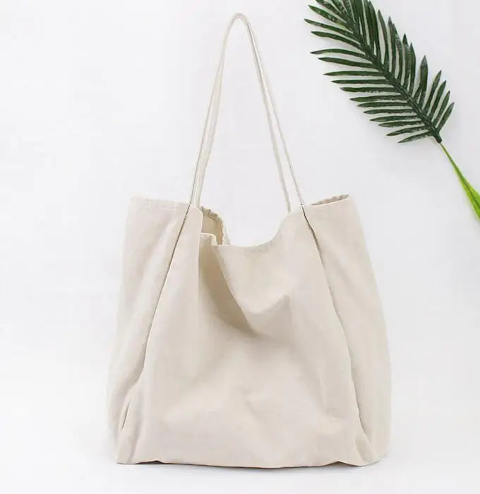 Large-capacity Canvas Shoulder Bag