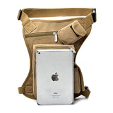 Canvas Drop Waist Bag Leg Pack Belt Fanny Pack Work High