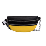 Men Women PU Waist Bags Chain Fanny Pack Girls Bum Bag Travel