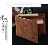 Men's Top Wallet Bifold Short Clutch Male Purse