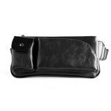 Vintage Leather Men Messenger Bag Casual Chest Pack Brown Shoulder Bolsos