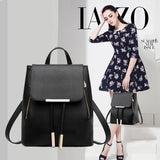 Girls School Backpack Top-handle PU Leather Mochila Escolar Travel Bag