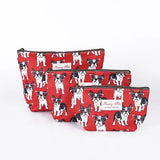 Dog & Cat Pattern Makeup Bag for Travel Ladies Waterproof