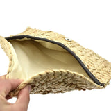 Lady Women Summer Straw Handbag Retro Key Money Beach Bag Clutch