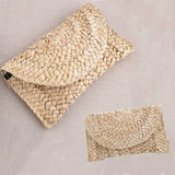 Lady Women Summer Straw Handbag Retro Key Money Beach Bag Clutch