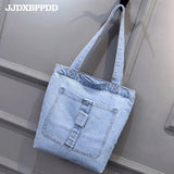 Large Denim Handbag Women Bag Tote Shoulder Crossbody Sac