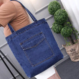 Large Denim Handbag Women Bag Tote Shoulder Crossbody Sac