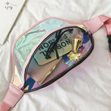 PVC Holographic Fanny Pack Laser Purse Shoulder Bag
