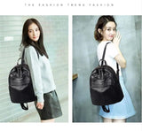 Women Backpack Lady PU Leather Travel Rucksack Girls School Bag