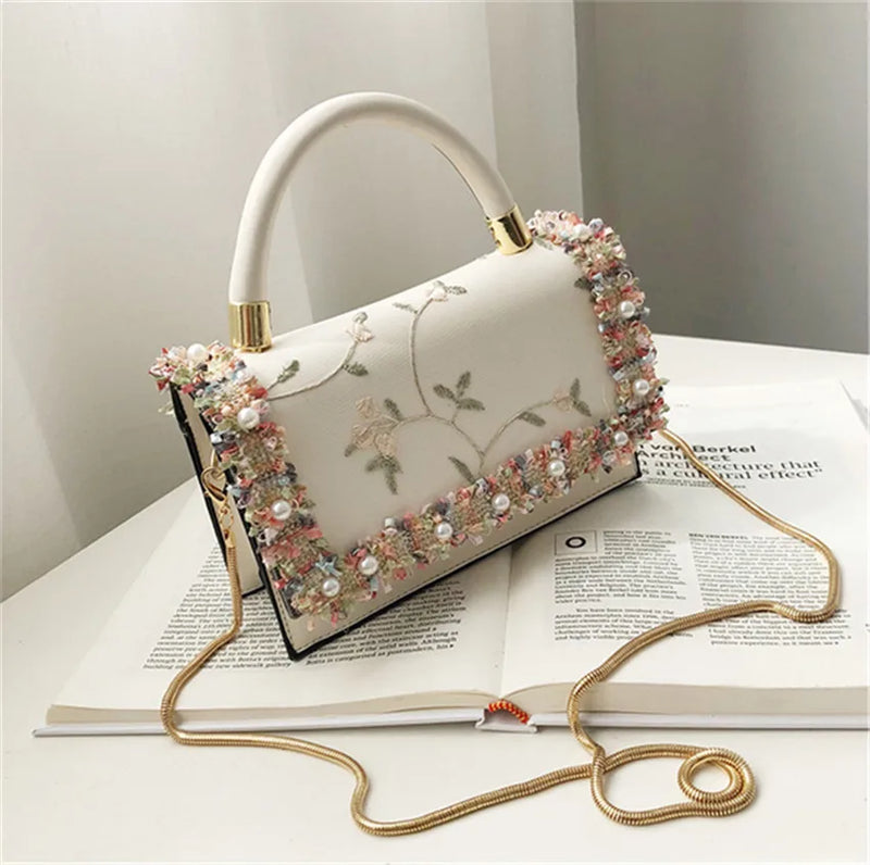 Female Bag Flower Bag Shoulder Bag Ladies Bag