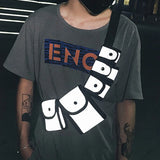 Harajuku Style Reflective Chest Bag Hip Hop Streetwear Waist Pack