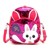 Sequin Cartoon Shoulder Bag Kindergarten Schoolbag Backpack For Kids
