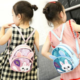 Sequin Cartoon Shoulder Bag Kindergarten Schoolbag Backpack For Kids