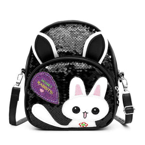 Sequin Cartoon Shoulder Bag Kindergarten Schoolbag Backpack For Kids