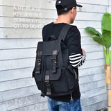 Men Canvas Backpack Large Male Mochilas Casual Schoolbag For Boys