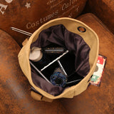 Men Canvas Chest pack Men Single Backpacks Male Casual Schoolbag