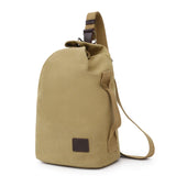 Men Canvas Chest pack Men Single Backpacks Male Casual Schoolbag