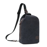 Men Canvas Chest pack Men Single Backpacks Male Casual Schoolbag