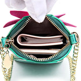 Summer Phone Bag Flower Decor Mini Crossbody Bag