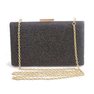 Metal Patchwork Evening Bag Wedding Party Clutch Purse