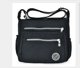 Women Nylon Shoulder Bag Multi-pocket Crossbody Tote Purse Messenger Satchel