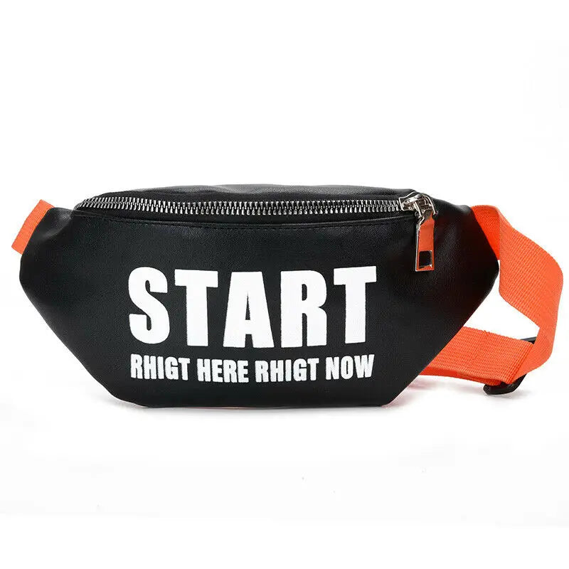 Kids Boy Girl Waist Bag Fanny Block Bum Bag Camping Hiking Cross Body Zip