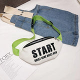 Kids Boy Girl Waist Bag Fanny Block Bum Bag Camping Hiking Cross Body Zip