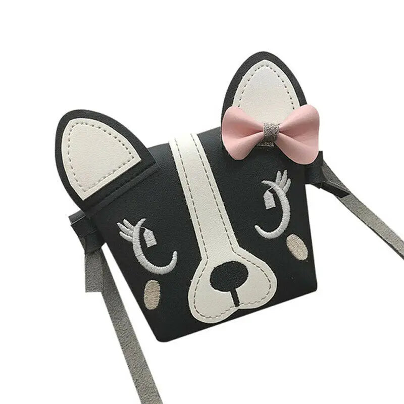 Hot Kids Girls Cartoon Animal Dog Ear Handbag Shoulder Bag Purse Messenger