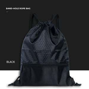 Polyester String Drawstring Backpack Gym Tote Bag School Sport Bag