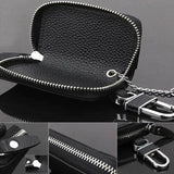 PU Leather Car Key Case Holder Bag for Universal Key
