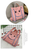 3D Ears Backpack Schoolbag for Kids Boys Girls Oxford Rucksack